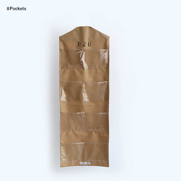 PUEBCO プエブコ｜RUBBERIZED FABRIC HANGING ORGANIZER / ACCESSORY 4pockets/8Pockets