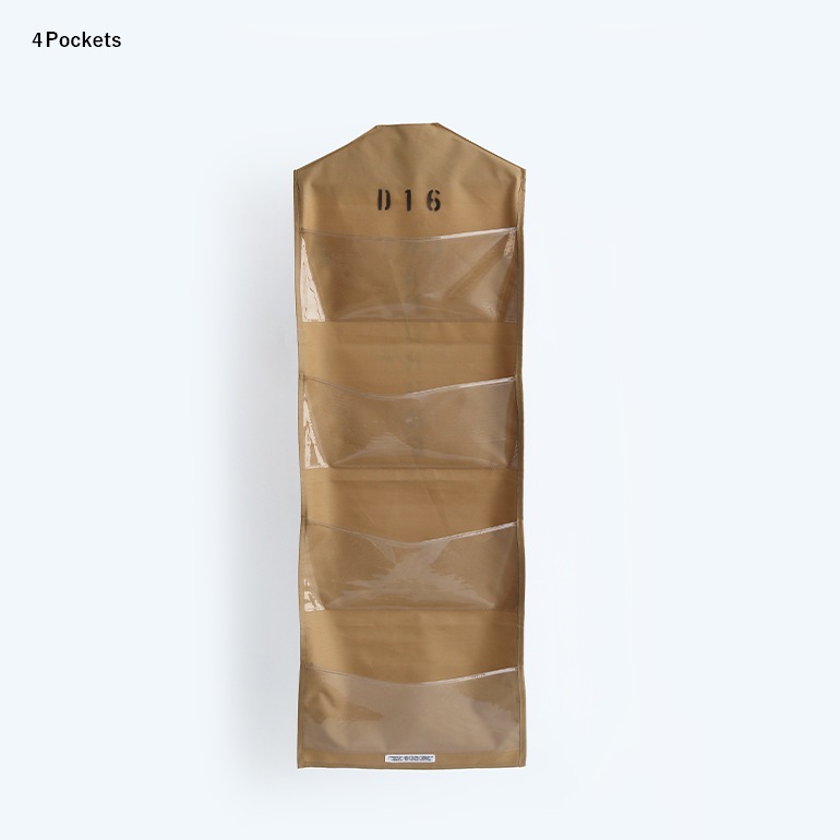 PUEBCO プエブコ｜RUBBERIZED FABRIC HANGING ORGANIZER / ACCESSORY 4pockets/8Pockets