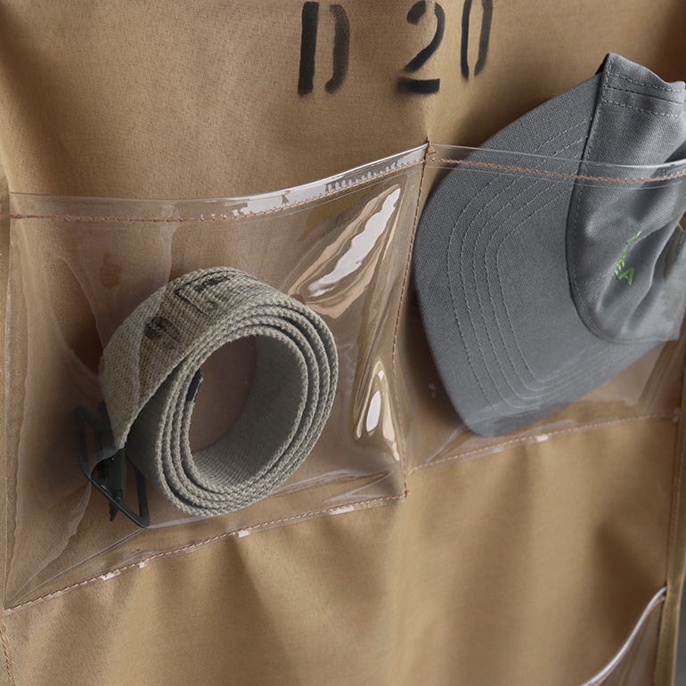 PUEBCO プエブコ｜RUBBERIZED FABRIC HANGING ORGANIZER / ACCESSORY 4pockets/8Pockets