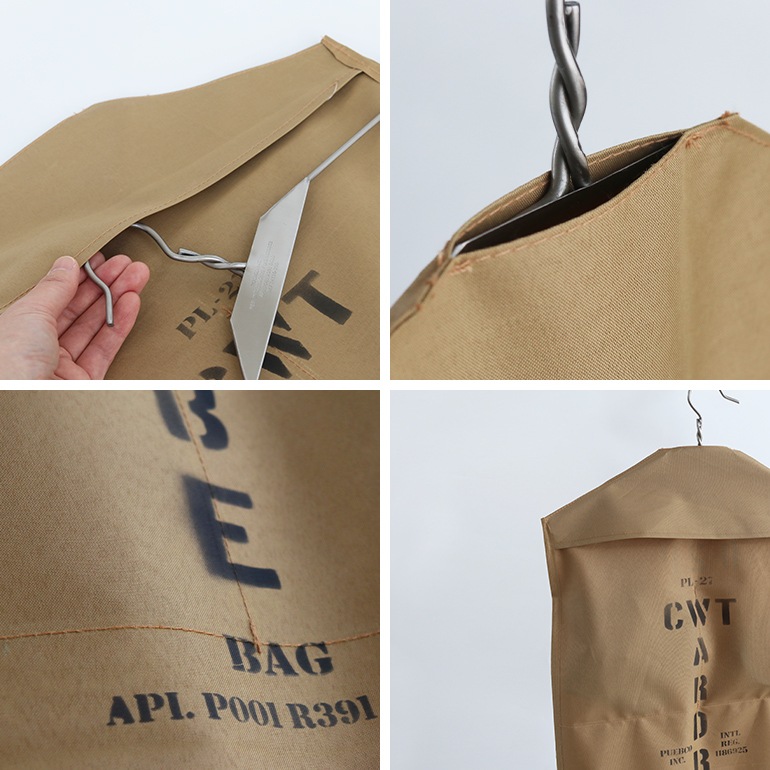 PUEBCO プエブコ｜RUBBERIZED FABRIC HANGING ORGANIZER / ACCESSORY 4pockets/8Pockets