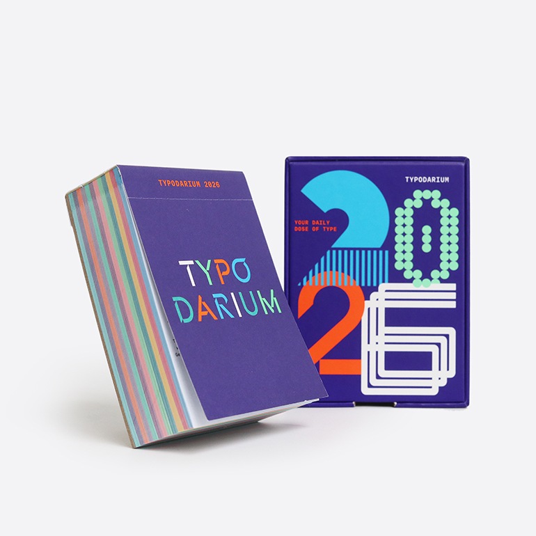 Typodarium 2026 タイポダリウム 日めくりカレンダー