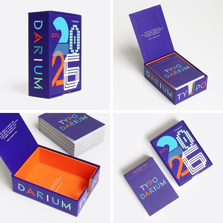 Typodarium 2026 タイポダリウム 日めくりカレンダー