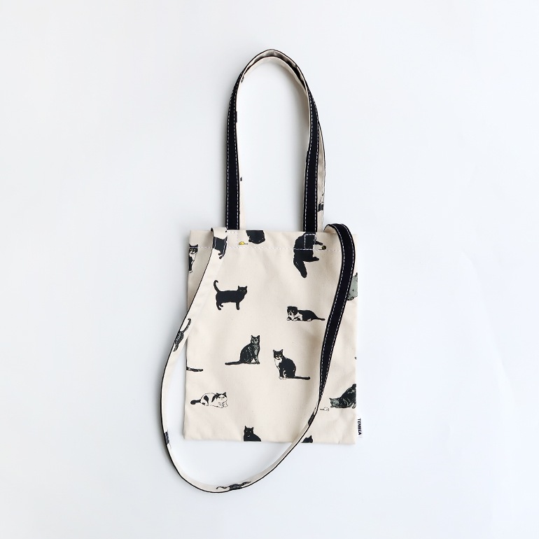 TEMBEA テンベア｜3HANDLE TOTE SMALL CAT/BLACK 通販｜DUPON35