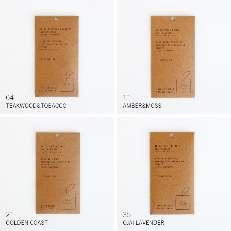 【メーカー廃番/セール】P.F.Candle CO. ピーエフキャンドル｜Car Fragrance