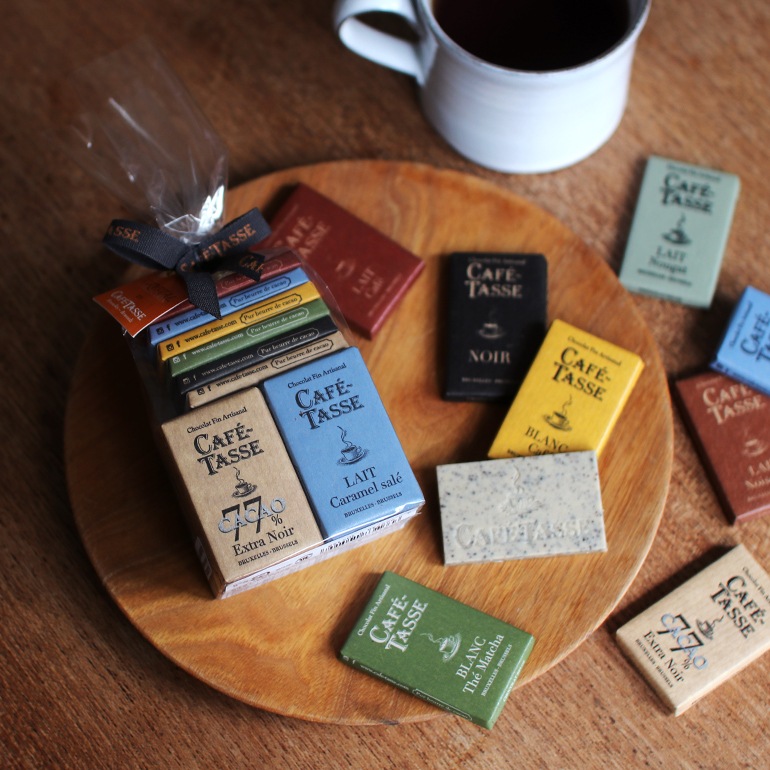 Cafe-Tasse カフェタッセ｜ミニタブレット アソートチョコ（20枚入）