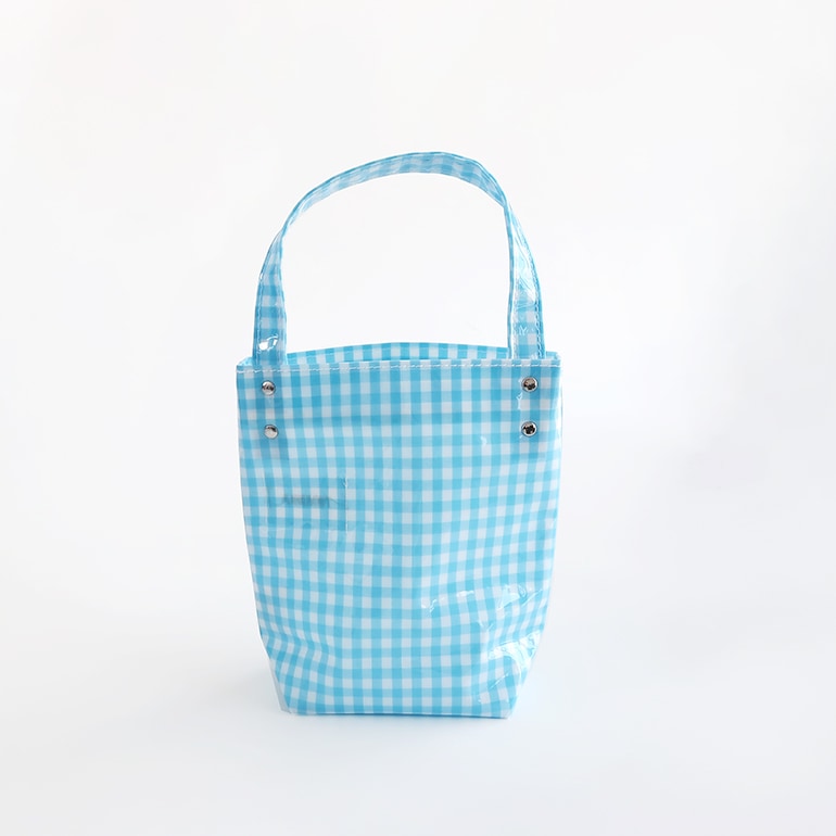 TEMBEA テンベア｜BAGUETTE TOTE MINI GINGHAM SAX 通販｜DUPON35