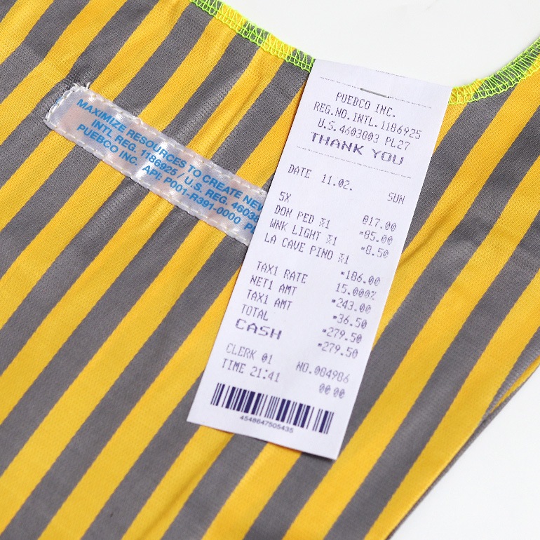 PUEBCO プエブコ｜SCHOOL TIE FABRIC BAG