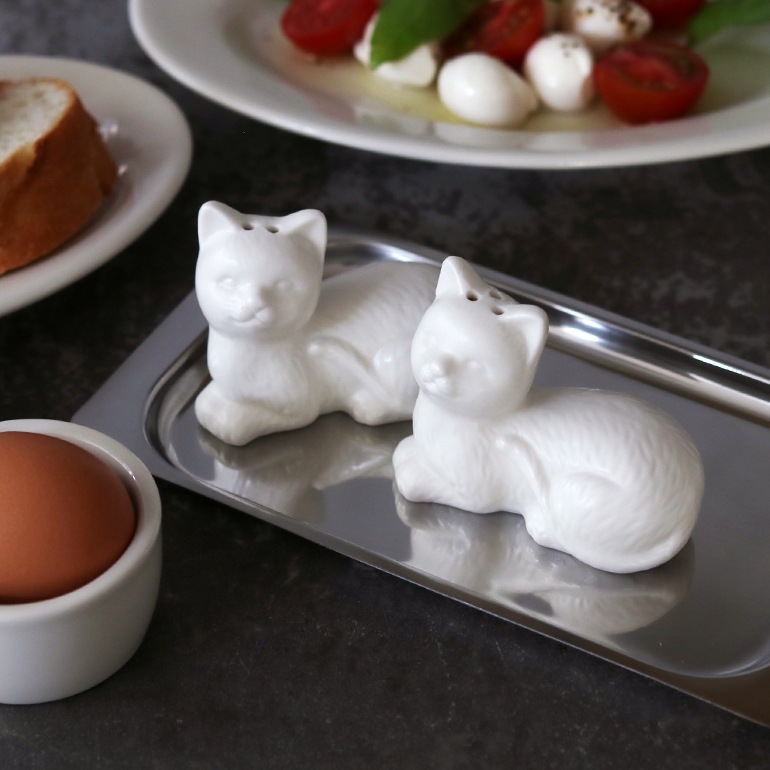 PUEBCO プエブコ｜CERAMIC SALT & PEPPER SHAKER SET / Cat 通販｜DUPON35