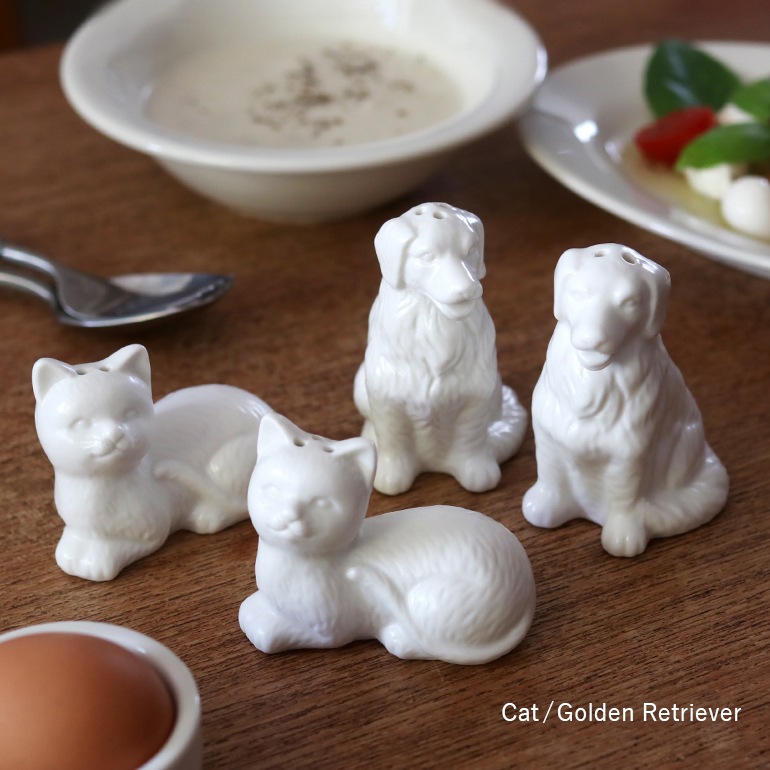 PUEBCO プエブコ｜CERAMIC SALT & PEPPER SHAKER SET / Cat 通販｜DUPON35