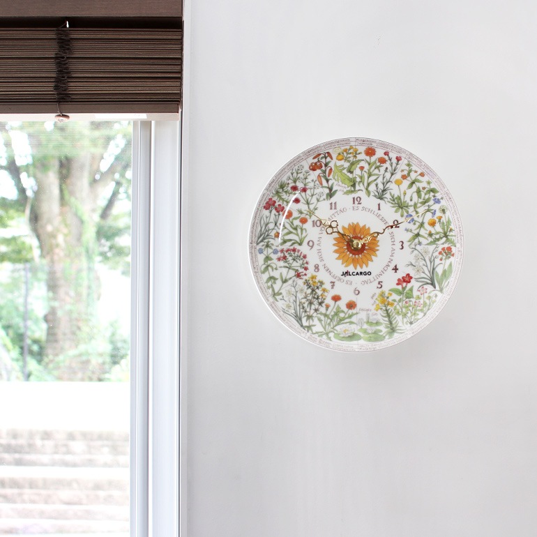 VINTAGE｜Noritake × JAL CARGO カールフォンリンネ 花時計 記念