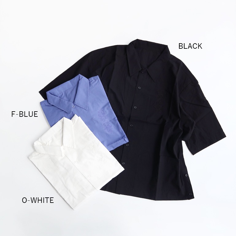 VOIRY ヴォイリー｜CB SHIRTS-B S/S BLACK