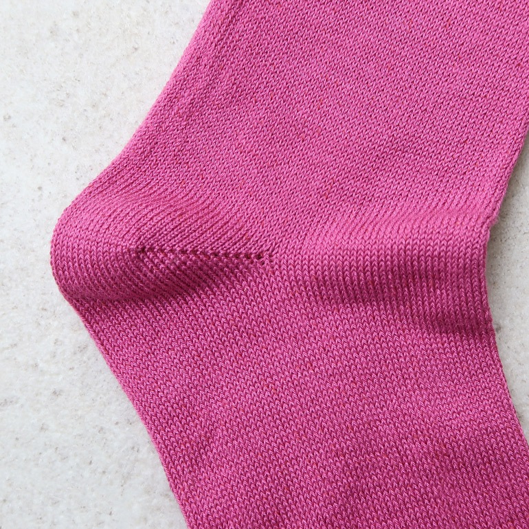 decka quality socks デカクォリティソックス｜Mercerized Socks GIZA Cotton パープル