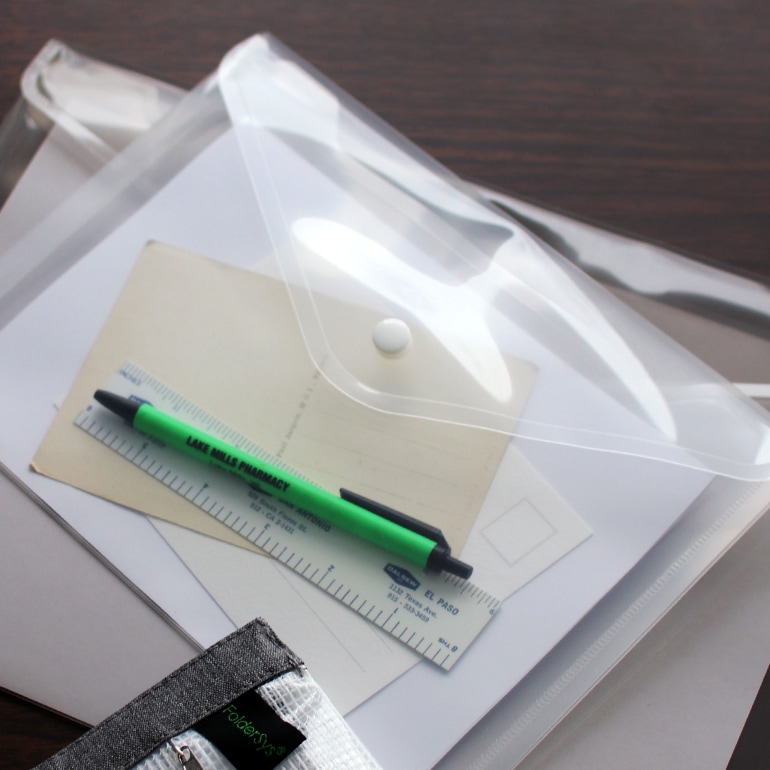 FolderSys フォルダーシス｜Transparent Pocket【A5】