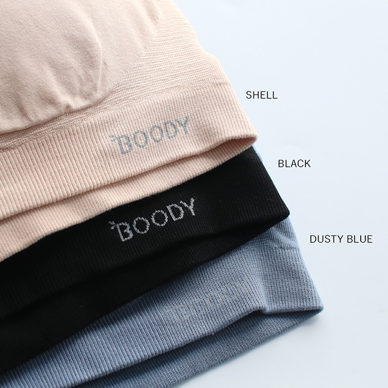 Boody ブーディー｜ワイヤレスTシャツブラ【全3色】