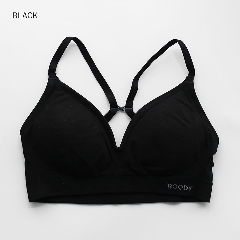 Boody ブーディー｜ワイヤレスTシャツブラ【全3色】