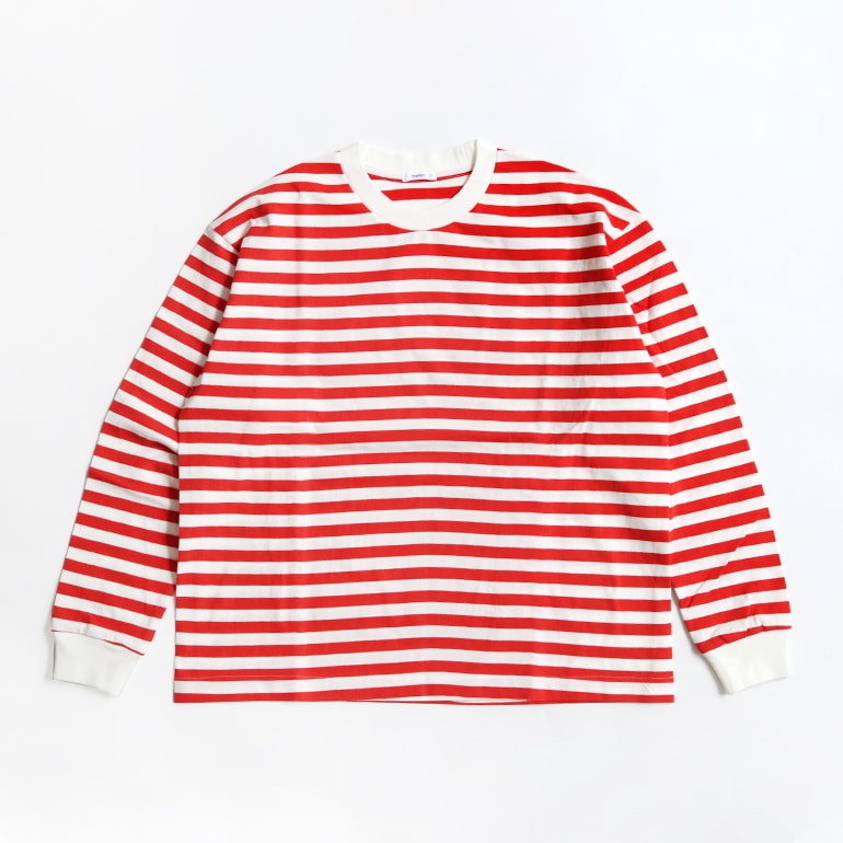maillot マイヨ｜Tube Border Long-Tee　ORANGE