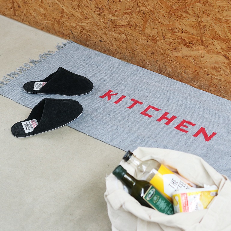 PUEBCO プエブコ｜HANDLOOMED RECYCLE YARN KITCHEN MAT キッチンマット