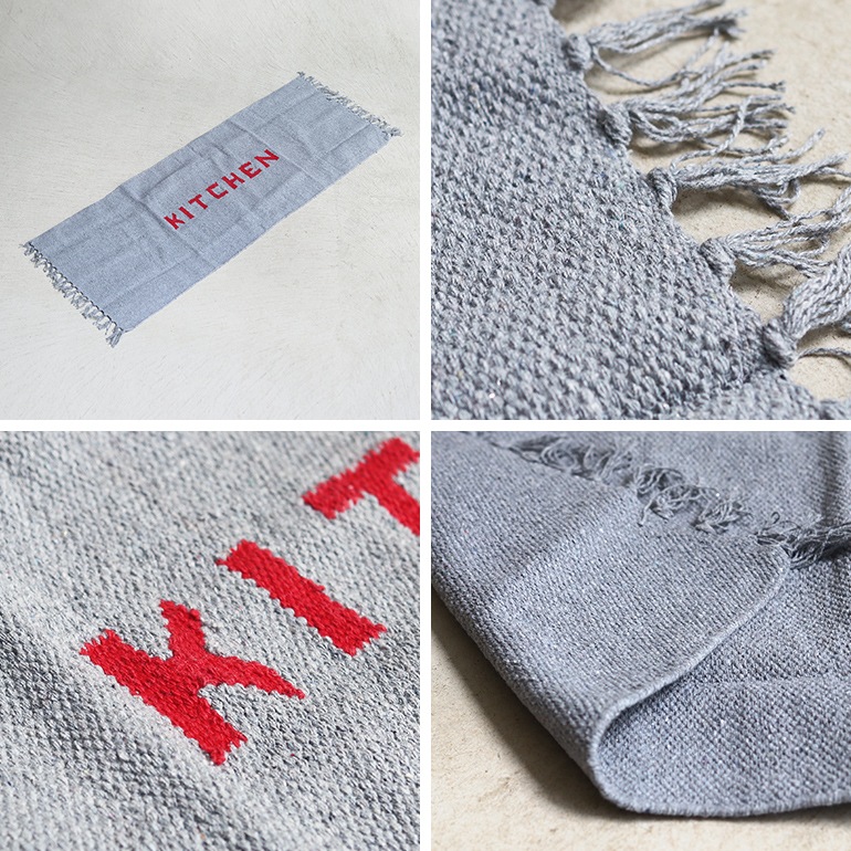 PUEBCO プエブコ｜HANDLOOMED RECYCLE YARN KITCHEN MAT キッチンマット
