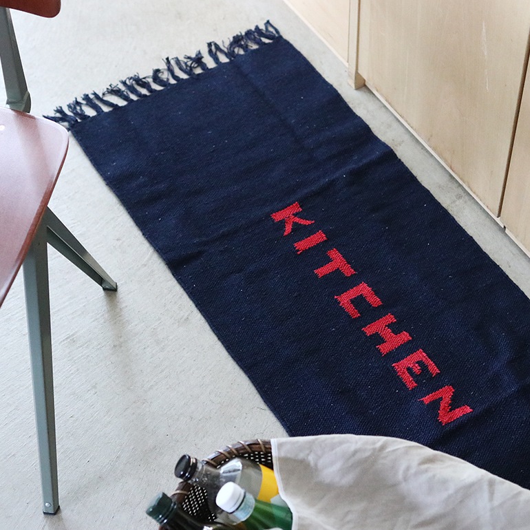 PUEBCO プエブコ｜HANDLOOMED RECYCLE YARN KITCHEN MAT キッチンマット