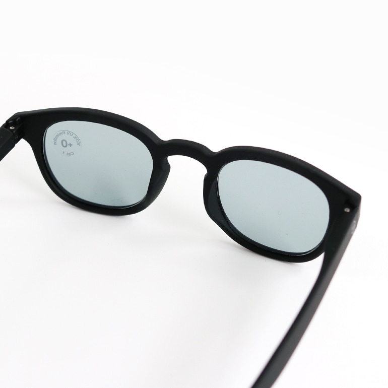 IZIPIZI イジピジ｜SUN LIGHTCOLOR #C　Black (Light gray lenses)