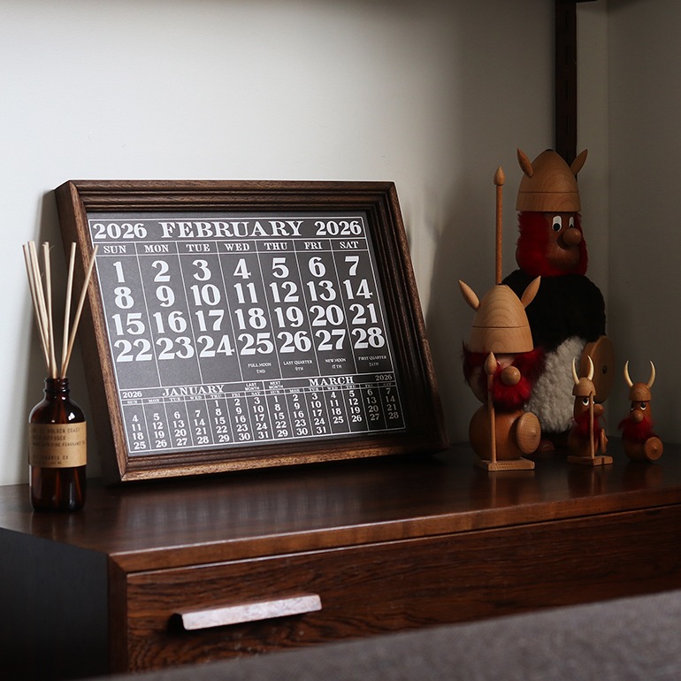 LABOR DAY レイバーデイ｜ORIGINAL CALENDAR 2026(ウッドフレームセット)