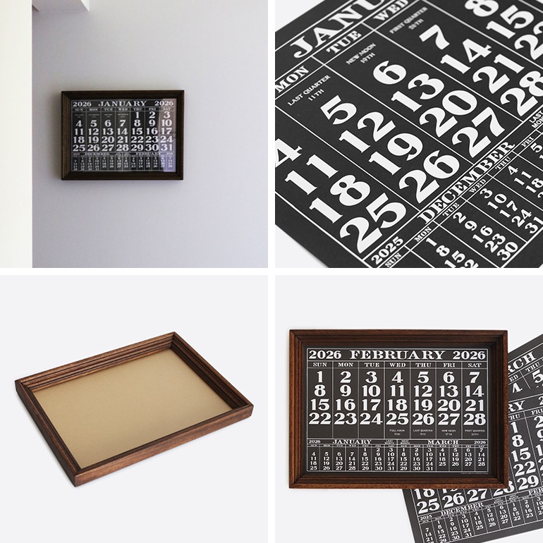 LABOR DAY レイバーデイ｜ORIGINAL CALENDAR 2026(ウッドフレームセット)