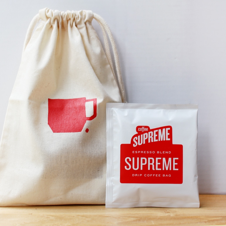 COFFEE SUPREME コーヒースプリーム｜SUPREME BLEND 5 DRIP BAGS+GIFT BAG (ドリップバッグ5個入りギフトバッグセット)