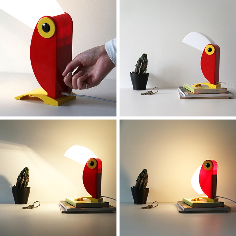 Linea Zero リネア ゼロ｜TOUCAN LAMP Red