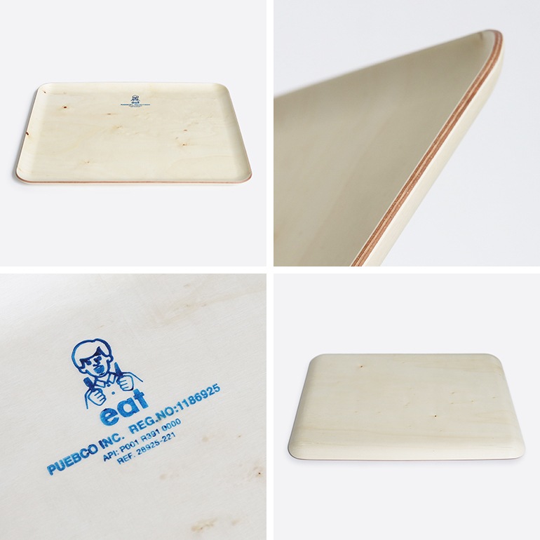 PUEBCO プエブコ｜WOODEN TRAY Rectangle 36×28 ウッドトレー 通販