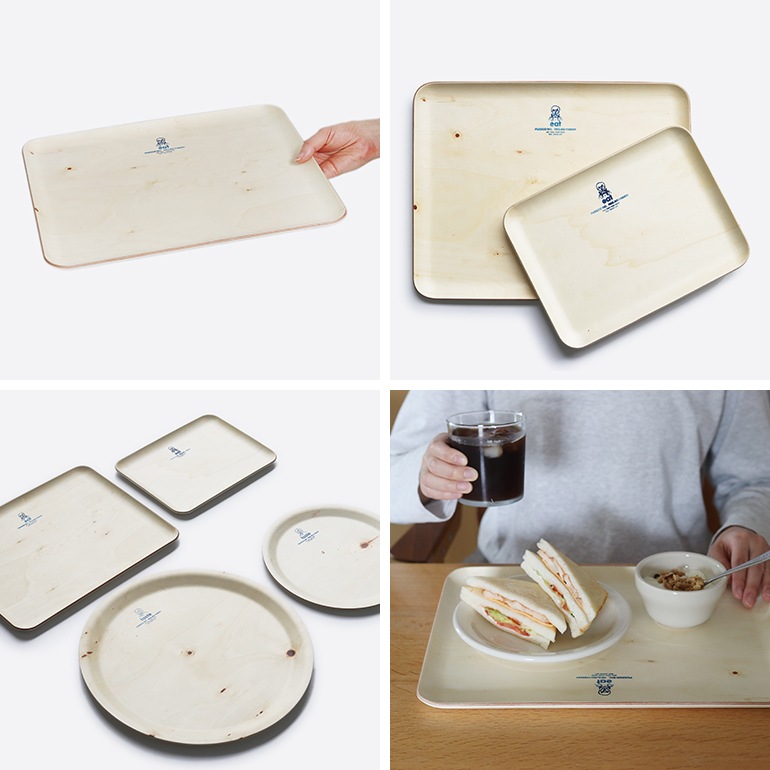 PUEBCO プエブコ｜WOODEN TRAY Rectangle 36×28 ウッドトレー 通販