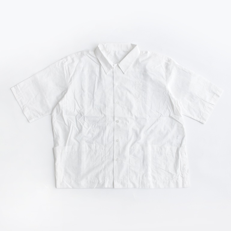 VOIRY ヴォイリー｜CB SHIRTS-B S/S O-WHITE