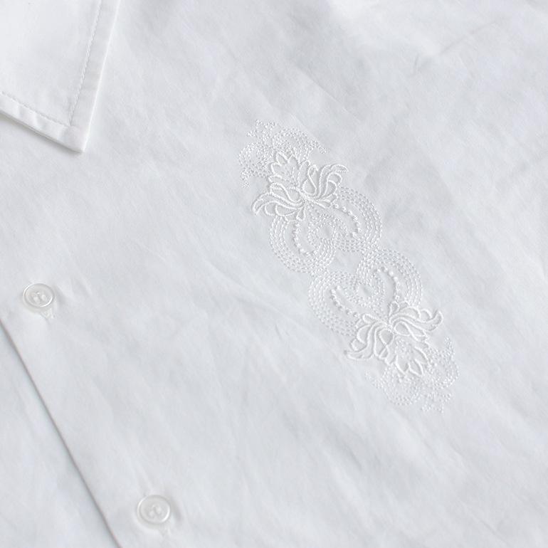 VOIRY ヴォイリー｜CB SHIRTS-B S/S O-WHITE