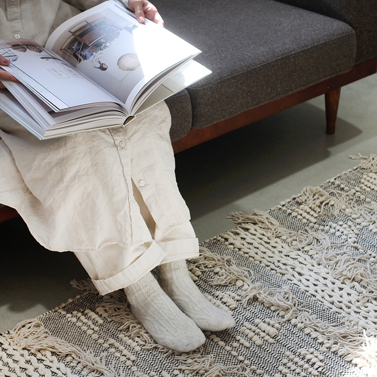 amabro アマブロ｜FLINGE RUG-Living