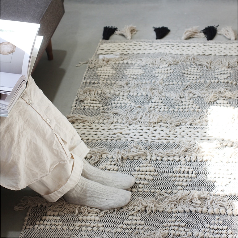 amabro アマブロ｜FLINGE RUG-Living