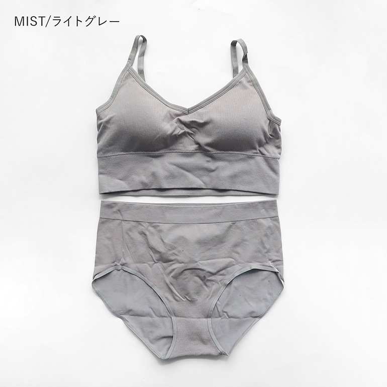【セット割引】Boody ブーディー｜リヨライトリブローバックブラ&ショーツSET【全3色】