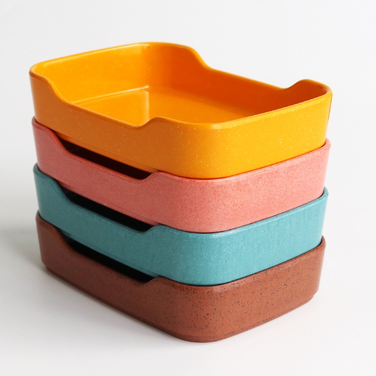 MIXED-MELAMINE STACKING TRAY