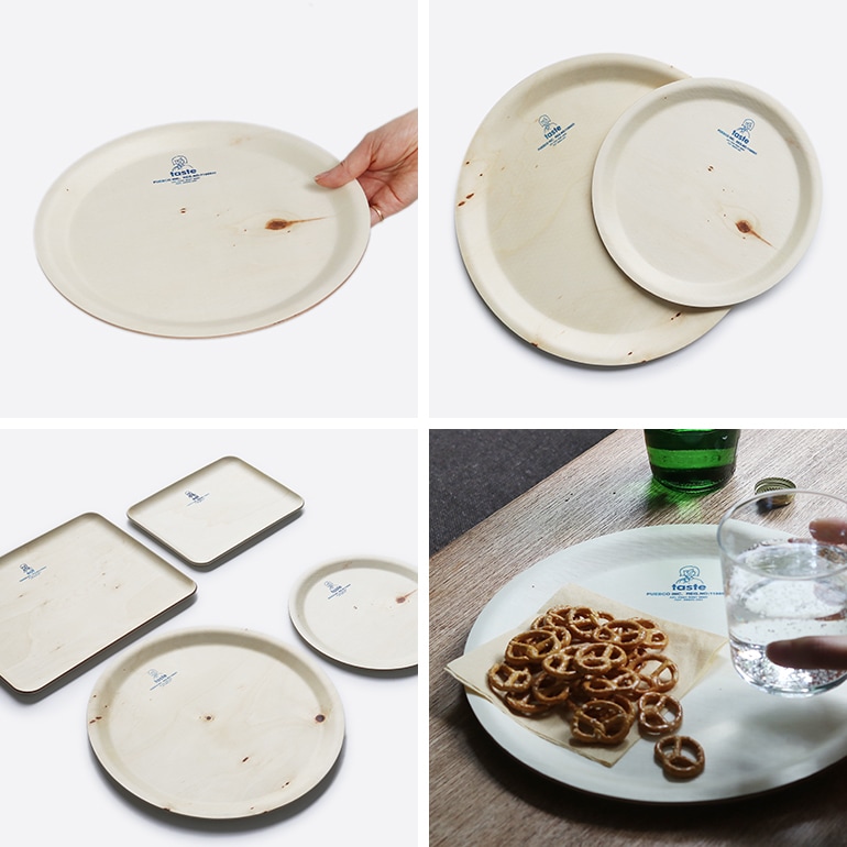 PUEBCO プエブコ｜WOODEN TRAY Round Φ27 ウッドトレー 通販｜DUPON35