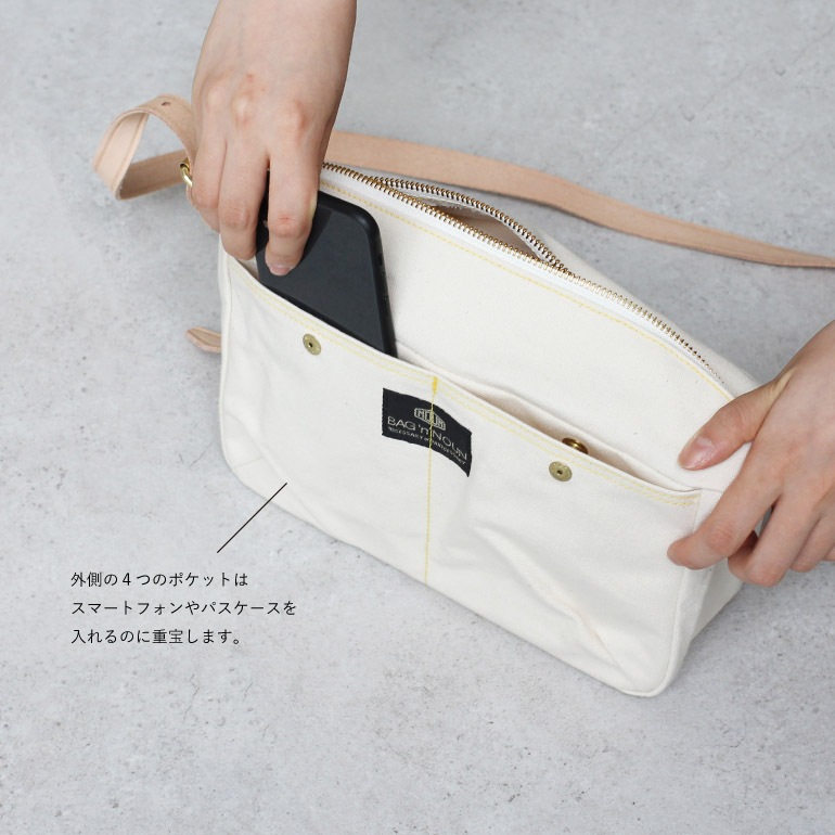 BAGnNOUN バッグンナウン｜POCHETTE Q/C【全4色】