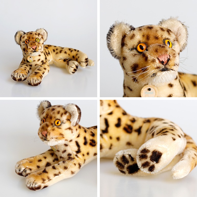 VINTAGE｜Steiff ozelot lying