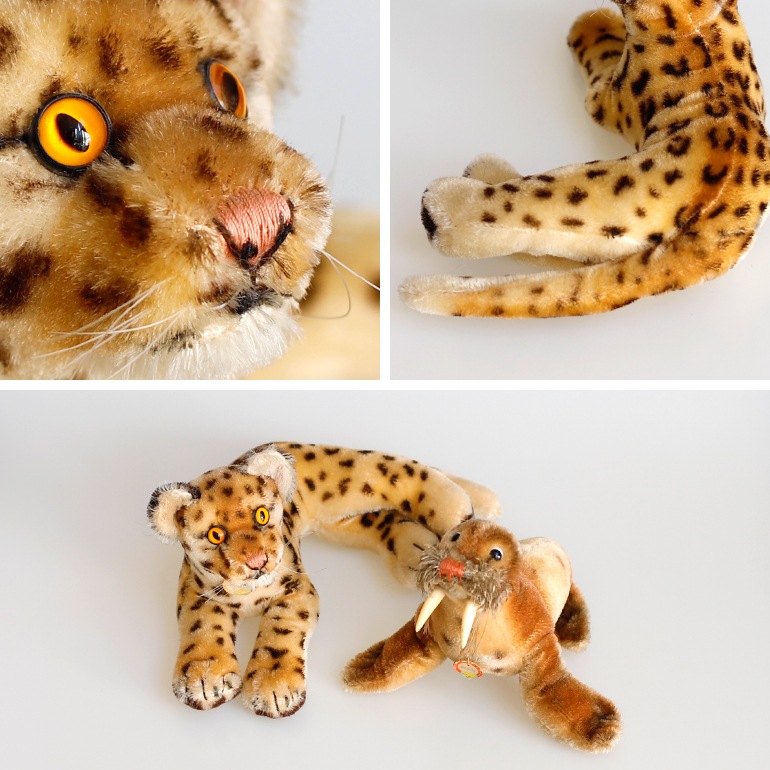 VINTAGE｜Steiff ozelot lying