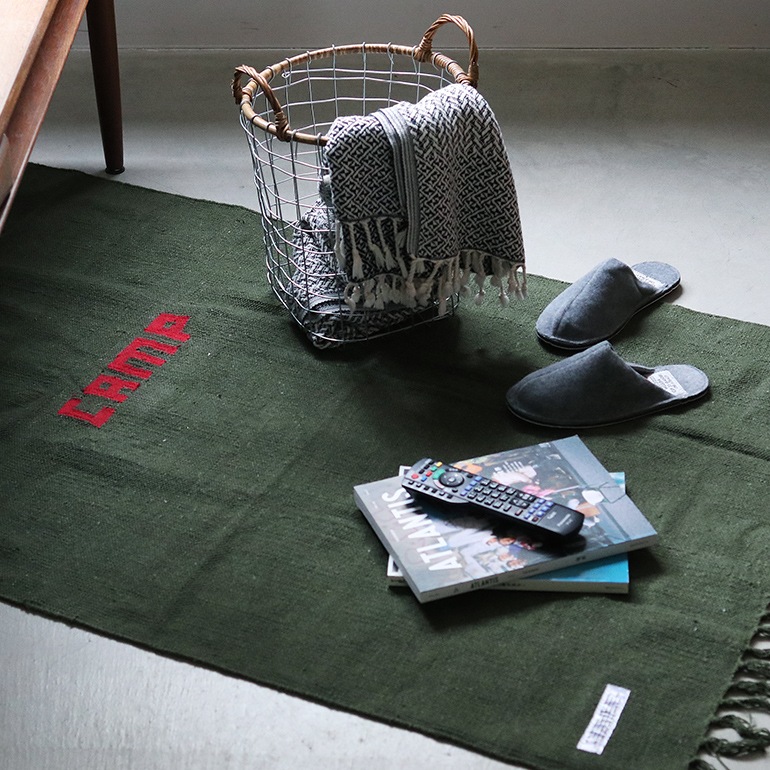 PUEBCO プエブコ｜HANDLOOMED RECYCLE YARN CAMP RUG キャンプラグ