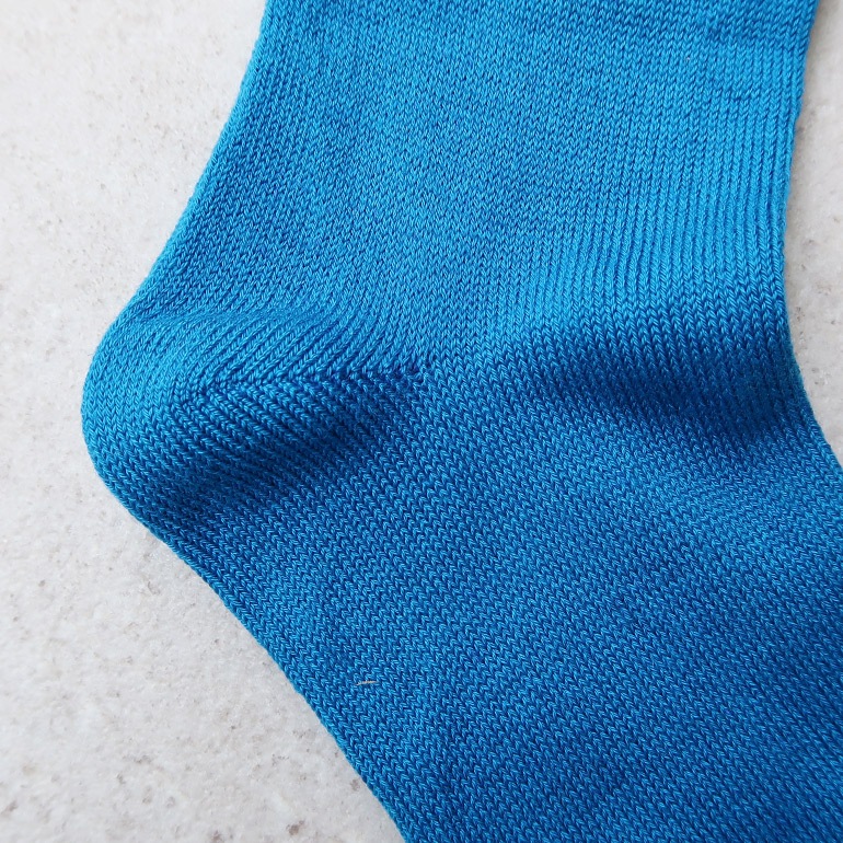 decka quality socks デカクォリティソックス｜Mercerized Socks GIZA Cotton ブルー