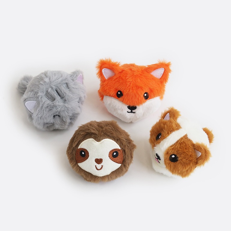 【取扱い終了/セール】KIKKERLAND キッカーランド｜Furry Friend Stress Ball ファーリー フレンド ストレス ボール