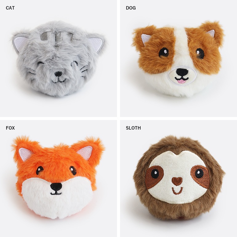 【取扱い終了/セール】KIKKERLAND キッカーランド｜Furry Friend Stress Ball ファーリー フレンド ストレス ボール