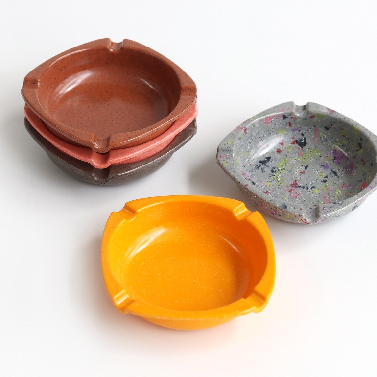 MIXED MELAMINE ASHTRAY