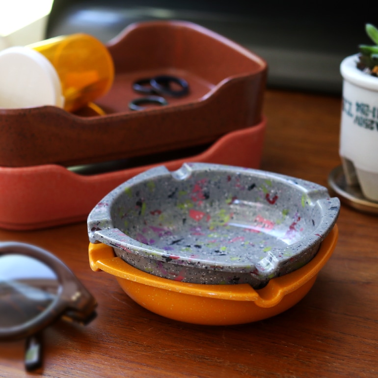 MIXED MELAMINE ASHTRAY