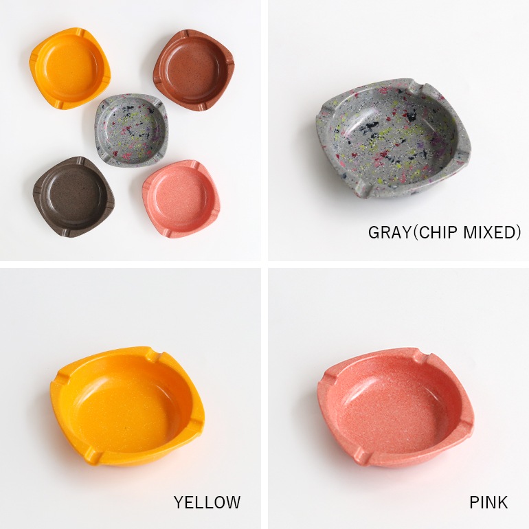 MIXED MELAMINE ASHTRAY