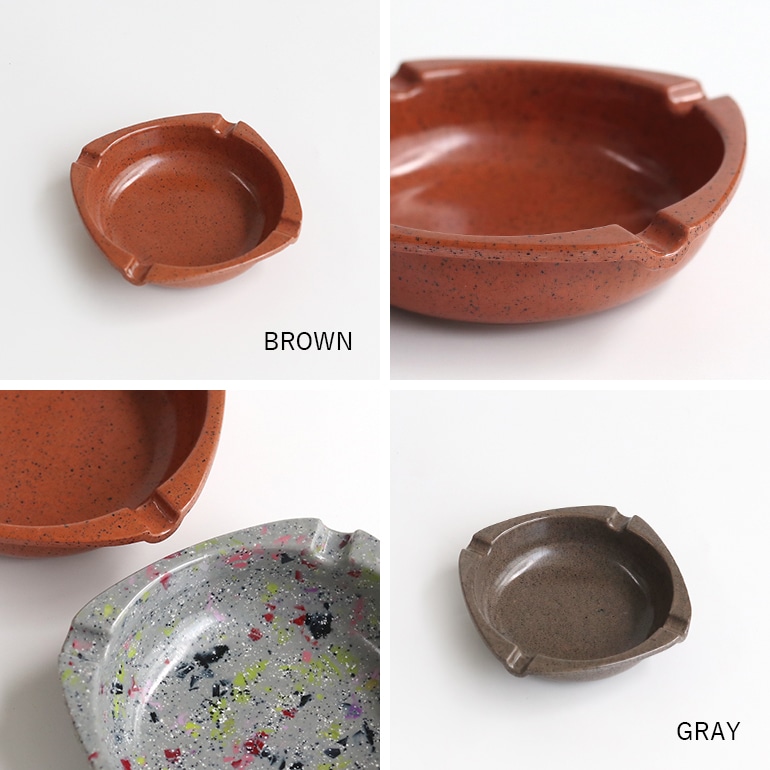 MIXED MELAMINE ASHTRAY