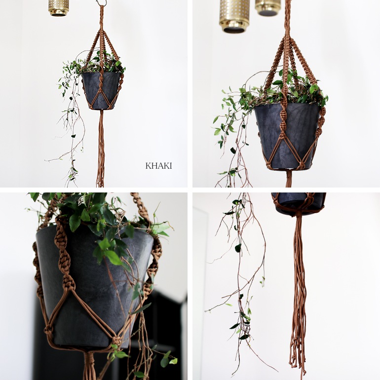 HINODE ヒノデ｜MACRAME SINGLE プラントハンガー【M】