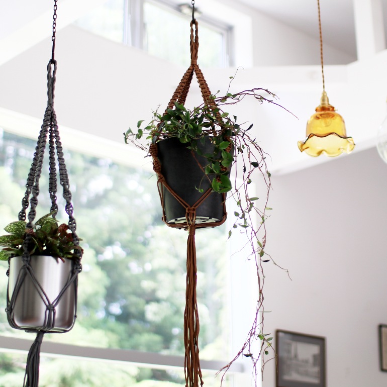 HINODE ヒノデ｜MACRAME SINGLE プラントハンガー【M】